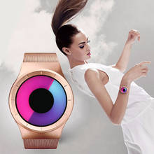 Relogio Creative Quartz Watches Women Top Brand Casual Stainless steel Mesh Band Unisex Watch Men Clock female Ladies gift 2024 - buy cheap