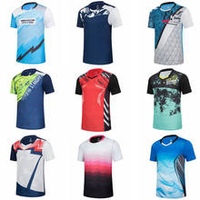 Camisetas de badminton para homens e mulheres, tênis feminino, camiseta de tênis de mesa de secagem rápida, camiseta esportiva para corrida, tênis fitness, 158 2024 - compre barato