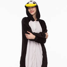 Adults Kigurumi Penguin Pajamas Sets Sleepwear Pyjama Animal Suit Cosplay Women Winter Garment Cute Animal Winter Costume 2024 - buy cheap