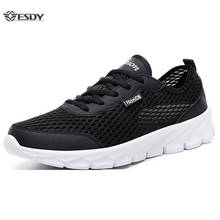 Summer Casual Men's Shoes Breathable Mesh Shoes Fashion Mens Sneakers Couple Lightweight Sports Flat Shoes Plus Size 35-48 2024 - buy cheap