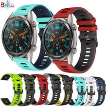 Correa de reloj para Huawei Watch GT, 46mm, 42mm, 20mm /22MM, correa de silicona para Samsung Galaxy Watch Active 2024 - compra barato