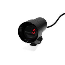 YOMI-Mini tacómetro Digital para coche, medidor de 0 ~ 8000 RPM, 12V, LED rojo, lente de humo, color negro, 37mm 2024 - compra barato