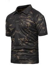 Camiseta camuflada esportiva masculina, camiseta de mangas curtas de camuflagem para homens e mulheres, camiseta de secagem rápida para caminhada, caça e pesca 2024 - compre barato