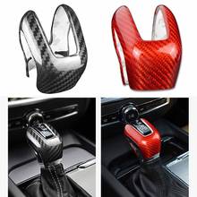 Carbon Fiber Gear Shift Knob Cover Trim Car Sticker For Volvo XC60 2018-2021/XC90 2016-2021/V60 S60 2019-2021/V90 S90 2017-2021 2024 - buy cheap