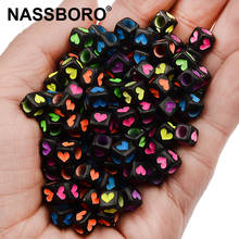 6mm Black Cube Acrylic Beads Mixed Heart Shape Loose Spacer Beads For Jewelry Making Diy Accessories Wholesale 2024 - buy cheap