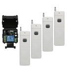 Mini sistema de interruptor de controle remoto sem fio, alcance de 3000m, 1 canais, 12v, 24v, 10a, receptor + transmissor, 315/433 mhz 2026 - compre barato Mini sistema de interruptor de controle remoto sem fio, alcance de 3000m, 1 canais, 12v, 24v, 10a, receptor + transmissor, 315/433 mhz 2026 - compre barato