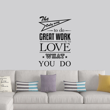 Large Bigger Motivation Quotes Work Hard Sentences vinyl Wall sticker Mural Bedroom Decor wallpaper Office Classroom Decoration 2024 - buy cheap