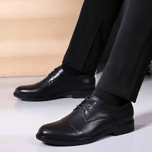 Мужские классические туфли, деловые мужские туфли на плоской подошве, мужские оксфорды, размеры 38-46, свадебные туфли из натуральной кожи на шнуровке, мужские туфли 2024 - купить недорого