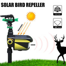 Solar Bird Repeller Animal Repeler Sprinkler Solar Powered Activated Water Blaster Animal Dog Bird Repeller for Yard Garden 2024 - buy cheap