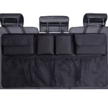 Car Trunk Organizer Adjustable Backseat Storage Bag Net High Capacity Multi-use Oxford Automobile Seat Back Organizers Universal 2024 - buy cheap