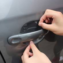 3Sets/12Pcs Universal Invisible Car Door Handle Anti-Scratch Protective Film 2024 - buy cheap