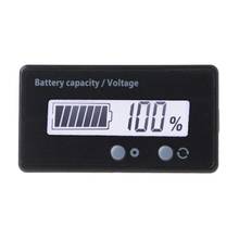 12V/24V/36V/48V LCD Acid Lead Lithium Battery Capacity Indicator Voltmeter Voltage Electric Motorcycle Scooter Battery Testers T 2024 - buy cheap