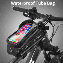 WEST backing-funda para teléfono móvil, bolsa para manillar de bicicleta, soporte para pantalla, bolsas de montaje para teléfono, 6,0-7,2 pulgadas 2024 - compra barato