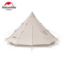 Naturehike Pyramid Large Tent 5-8 Person Sun Shelter Big Space Family Tent Waterproof For Outdoor Camping Hiking 2024 - buy cheap