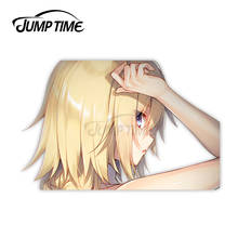 Pegatinas de vinilo para coche, calcomanía de cabeza grande de Anime, Peeker, wafu, Kawaii, Jump Time, Fate, Apocrypha, Jeanne d'Arc 11, 8,5 2024 - compra barato