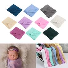 40*150cm Crochet Blankets Baby Blanket Newborn Soft Swaddle Wrap Photo Props 2024 - buy cheap