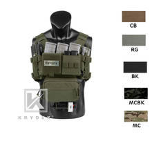 KRYDEX-Chaleco de combate táctico Modular MK3, chasis Spiritus Airsoft para caza, chaleco táctico militar con bolsa para revistas 5,56 223 2024 - compra barato