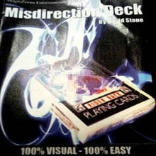 Misdirection Deck DAVID STONE Magician Card Magie Close Up Illusion Magic Tricks Gimmick Accessories Props Comedy Mentalism 2024 - buy cheap