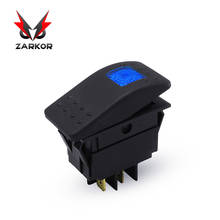 Zarkor 4Pin Waterproof Rocker Toggle Switch ON/OFF Button LED Light for Car Boat 16V 250A luxury Switch with LED indicator light 2024 - buy cheap