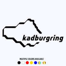 Ck2217 #11*25cm kadburgring engraçado etiqueta do carro decalque do vinil branco/preto carro auto adesivos para carro janela amortecedor decorações do carro 2024 - compre barato