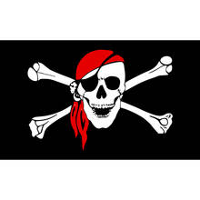 Pirate Skull Bones Flag 3x5FT banner 100D 150X90CM Polyester brass grommets custom flag 2024 - buy cheap