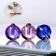 3pcs 6 Color Round shape Crystal Vial Pendants perfume Essential Oil Vial Pendant Fragrance Vial Pendants necklace Screw Cap jar 2024 - buy cheap