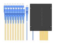 SC/ UPC 1x16 PLC Fiber optical splitter single mode with SC UPC connector FTTH SC 1x16 PLC ABS optic splitter box 2024 - compre barato