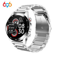 E1-2 Смарт-часы для мужчин вызовов через Bluetooth пользовательские циферблат Полный сенсорный Экран Водонепроницаемый Smartwatch для IOS и Android Спорт Фитнес трек E12 2024 - купить недорого
