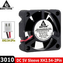 10Piece LOT Gdstime 2Pin 30MM 5V 30 x 30 x 10MM Brushless ventilation DC Cooling Fan 2024 - buy cheap