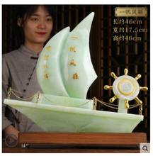 Sailing boat decoration creative home wine cabinet decoration living room porch entrance shoe cabinet key storage crafts 2024 - buy cheap