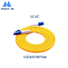 Cabo de fibra fibra ftth, cabo duplex de modo único ftth com 10 peças, 1/2/3/5/10/15m lc/drive/upc 2024 - compre barato