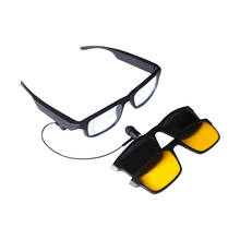 Sum-gafas inteligentes con Bluetooth 5,0, A_nti-Blu-Ray, auriculares para música, auriculares magnéticos, spor 2024 - compra barato