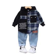 New Spring Autumn Children Casual Clothes Baby Boys Girls Hoodies Pants 2Pcs/sets Kids Infant Costume Toddler Fashion Sportswear 2024 - buy cheap