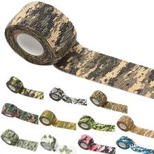 OOTDTY 4.5m Self-Adhesive Camouflage Stretch Medical Bandage Non-Woven Protective Tape 2024 - buy cheap