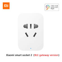 Умная розетка Xiaomi Mijia, розетка с дистанционным управлением, Wi-Fi, Bluetooth, работает с приложением Mijia 2024 - купить недорого