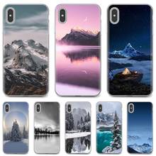 Silicone Shell Case For Huawei Y6 Y5 2019 For Xiaomi Redmi Note 4 5 6 7 8 Pro Mi A1 A2 A3 6X 5X 7A Snow Mountain 2024 - buy cheap
