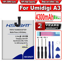 Аккумулятор HSABAT на 4300 мА · ч для UMI Umidigi A3 A3 Pro, бесплатные инструменты в подарок и т. Д. 2024 - купить недорого