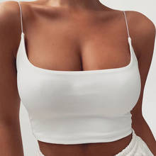 Womens Summer Camis Tanks Tops Sleeveless Cotton Bustier Unpadded Bandeau Bra Vest Crop Top Seamless Tees 2024 - buy cheap