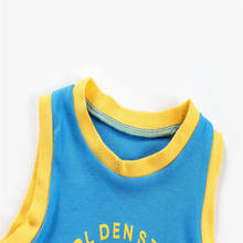 2019 Tracksuits Baby Summer Baby Boys Clothes Set Children Basketball Suit 2pcs Cotton Sleeveless Shorts Newborn Sports Sets 2024 - buy cheap