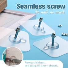 Punch Free Screws Non-Marking Screw Stickers Wall Picture Hook Invisible Traceless Hardwall Drywall Picture Hanging Kit 2024 - buy cheap