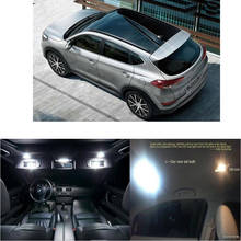 Luces interiores de coche para Hyundai tucson, techo solar 2018, mapa de cúpula, lámpara de lectura de pie para puerta, sin error, 6 uds. 2024 - compra barato