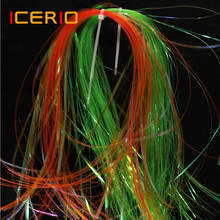 ICERIO-20 paquetes Mirage Flashabou Ice Wing Fiber Flash, Streamers de oropel de cristal, materiales de atado de moscas de Ninfa 2024 - compra barato