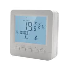 Termorregulador LCD montado en la pared, controlador de temperatura de calefacción de caldera de Gas, termostato programable para habitación 2024 - compra barato