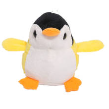 Pequena boneca de pinguim de 7cm, brinquedo de pelúcia de algodão, presente de chaveiro 2024 - compre barato