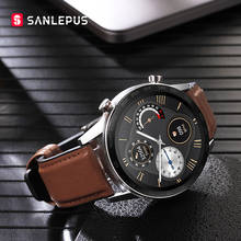 Sanlepus-relógio inteligente masculino ecg, smartwatch com chamada, à prova d'água, monitor de frequência cardíaca, para android e apple 2024 - compre barato