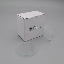 10 unids/lote de vasos redondos evaporantes de vidrio transparente de 45mm de diámetro, para laboratorio escolar y experimentos 2024 - compra barato