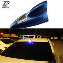 ZD Car Warning LED Antenna Decoration Shark Fin Aerials For Skoda Octavia A5 A7 2 Fabia Yeti BMW E60 F30 X5 E53 Inifiniti 2024 - buy cheap