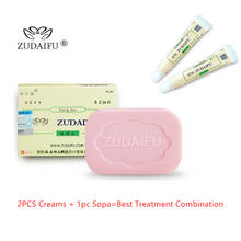 Zudaifu sabonete de enxofre 3 lâminas para pele, sabonete anti-fungos para problemas de pele acne, psoríase, seborreia eczema 2024 - compre barato