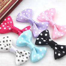 U pick 40 pcs Dots Satin Ribbon Bows Flowers Wedding Appliques Craft A28 2024 - buy cheap