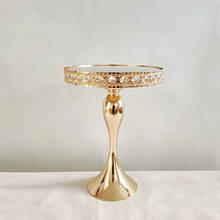 1pcs gold Round Cupcake Stands Metal Dessert Display Cake Stand 2024 - buy cheap